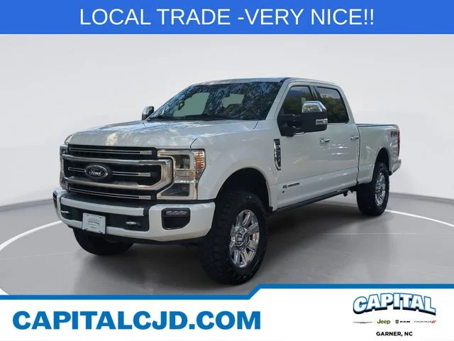 Used 2022 White Ford Platinum image 1