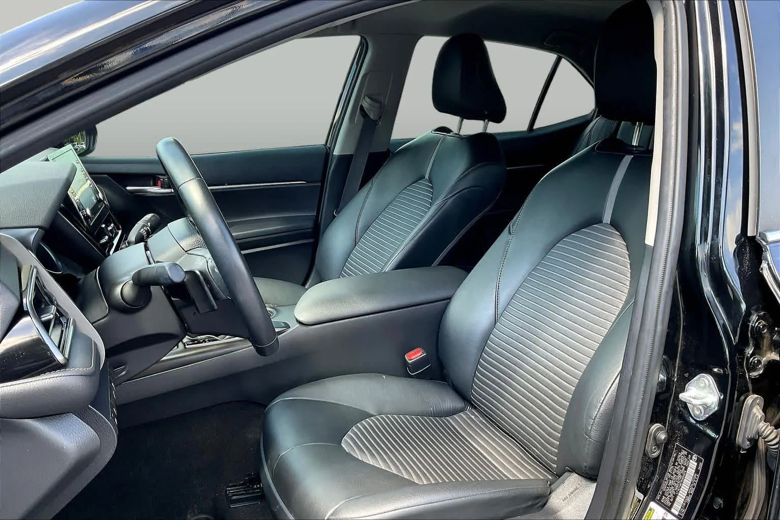 Used 2024 Midnight Black Metallic Toyota SE Nightshade image 8