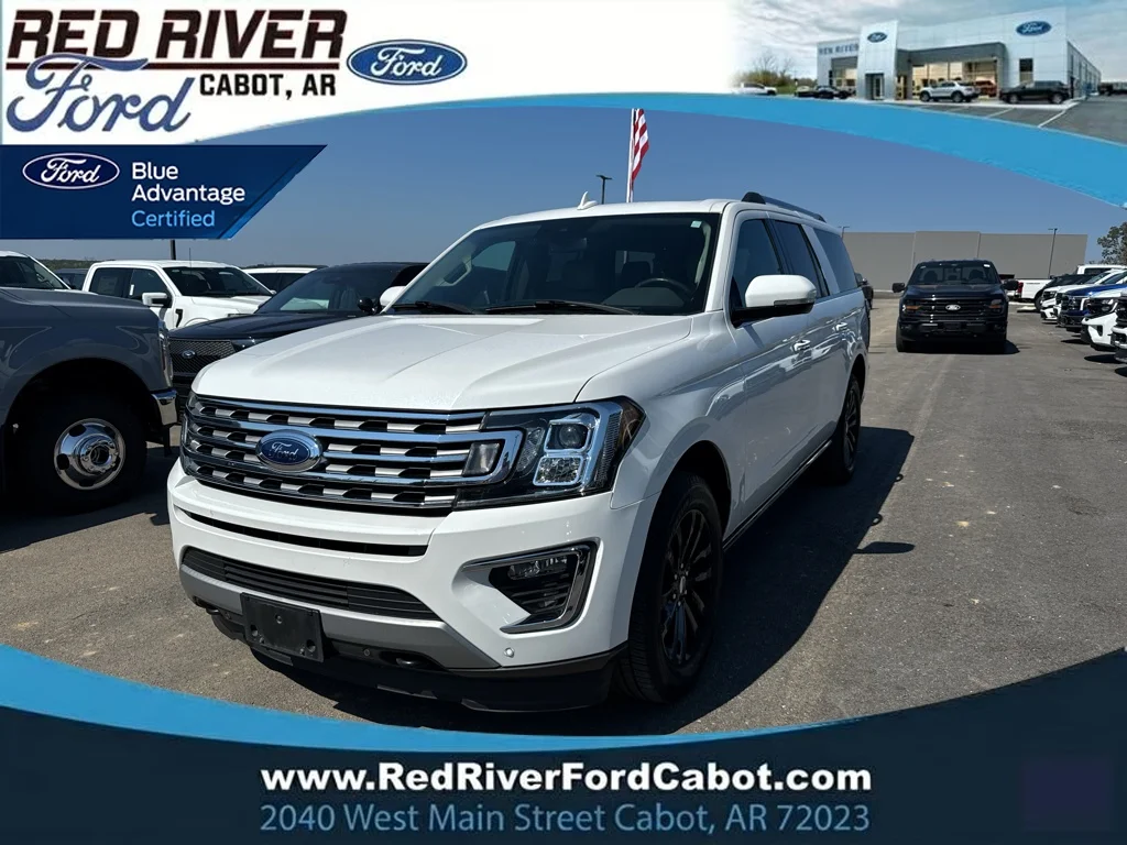 Used 2020 Star White Metallic Tri-Coat Ford Limited image 1