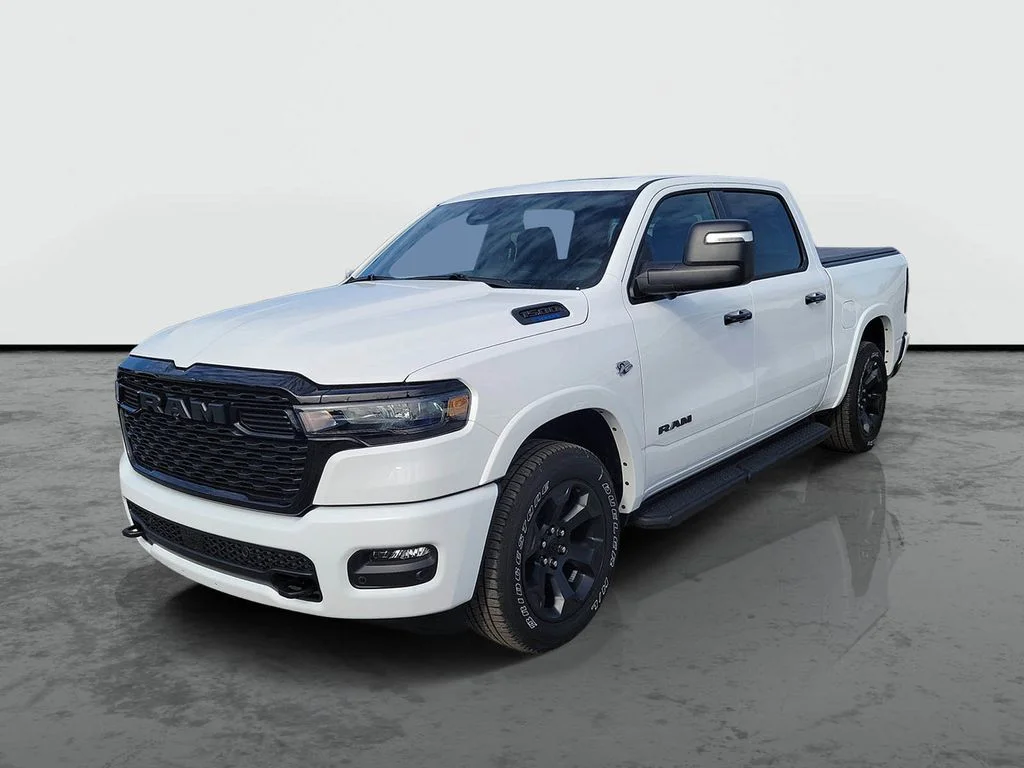 New 2026 Bright White Clear-Coat Exterior Paint RAM Big Horn/Lone Star image 5