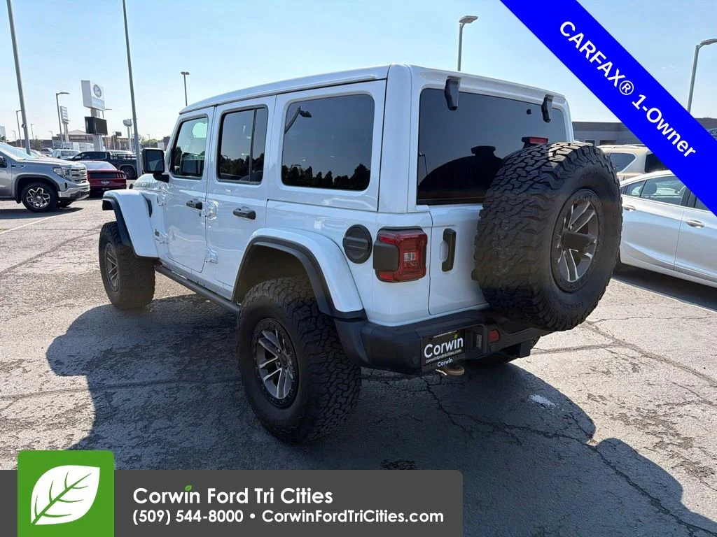 Used 2024 Bright White Clearcoat Jeep Rubicon 392 image 16