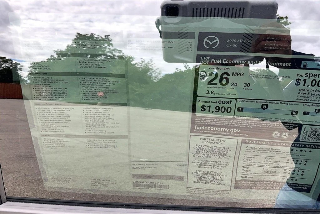 New 2026 Machine Gray Metallic Mazda 2.5 S Premium AWD image 14