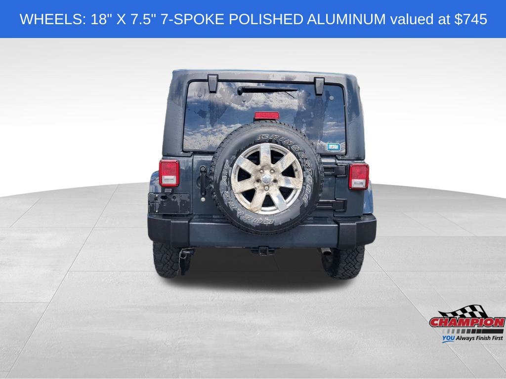 Used 2017 Black Jeep Unlimited Sahara image 5