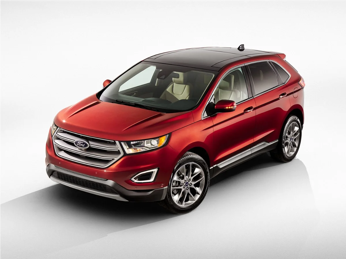 Used 2017 Burgundy Velvet Metallic Tinted Clearcoat Ford SEL image 1