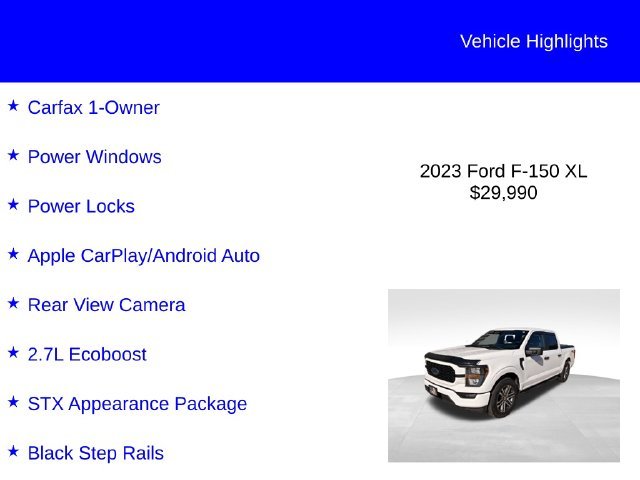 Used 2023 Oxford White Ford XL image 2