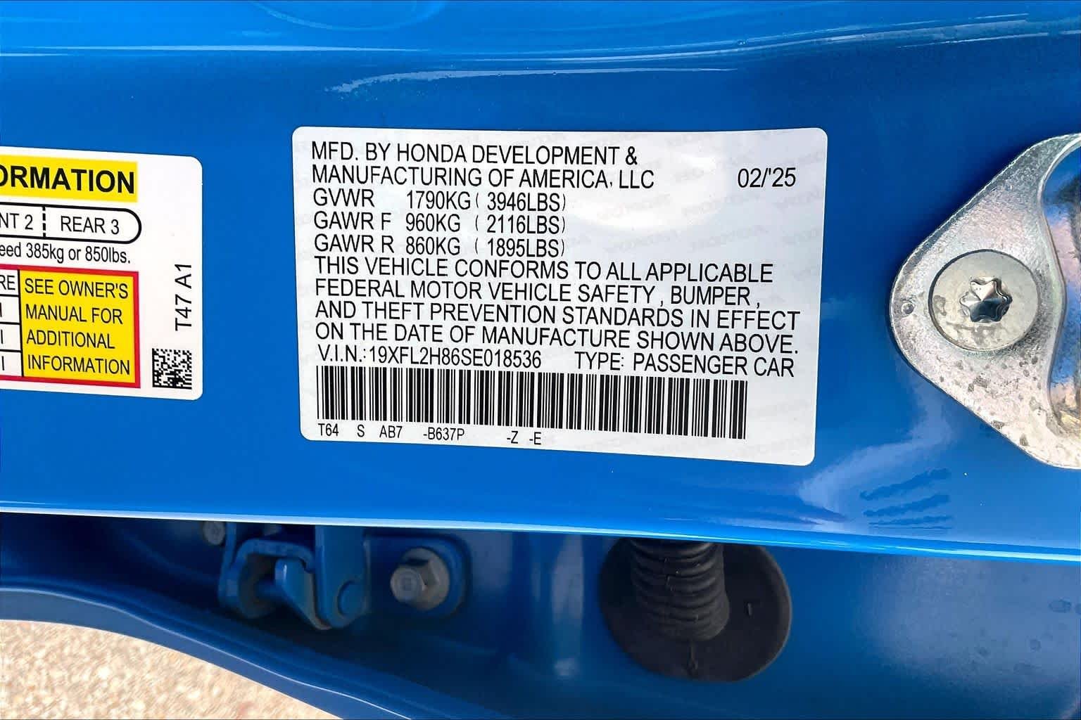 Used 2025 Boost Blue Pearl Honda Sport image 34