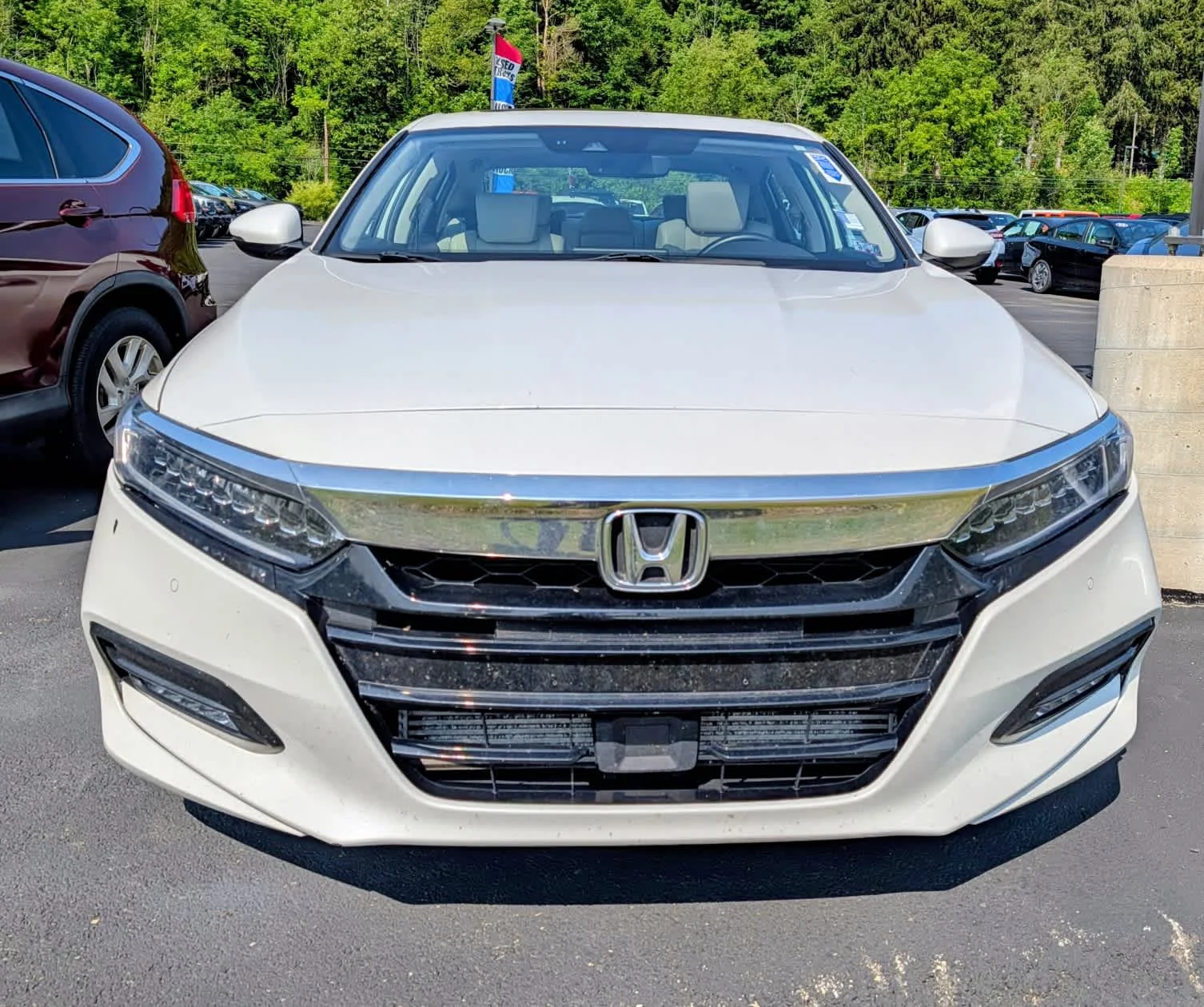 Used 2018 Platinum White Pearl Honda Touring 2.0T image 2