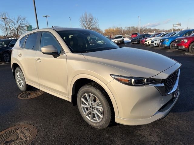 Gray (Platinum Quartz Metallic) 2025 Mazda CX-5 2.5 S Preferred AWD SUV / Crossover All-Wheel Drive Automatic