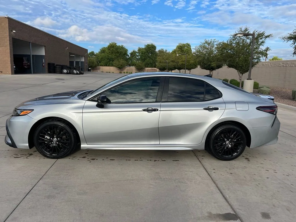 Certified Used 2021 Silver Toyota SE Nightshade image 8