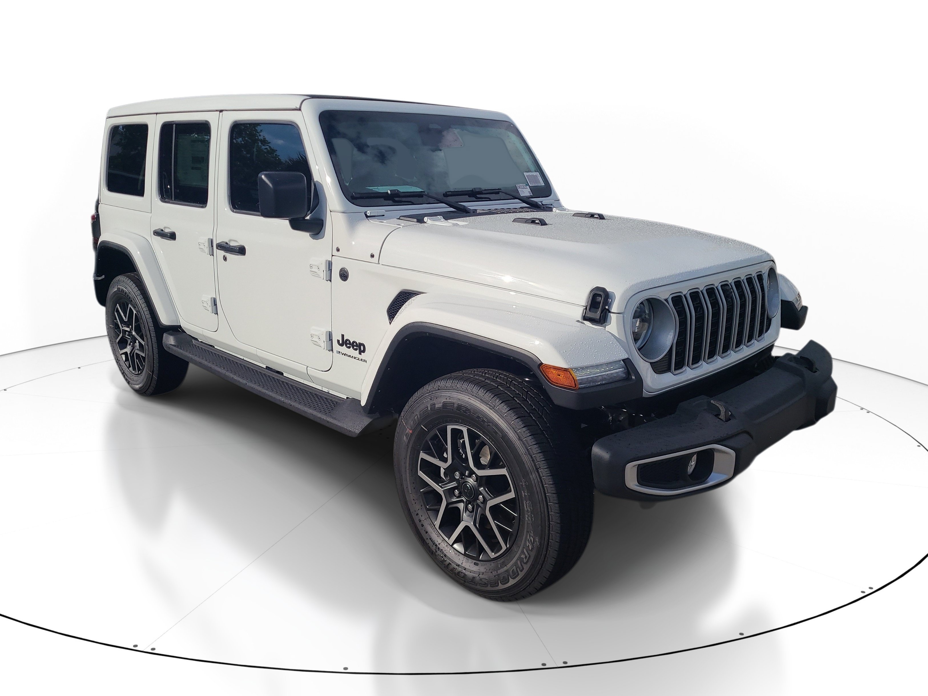 New 2027 Bright White Clear-Coat Paint Jeep Sahara image 1