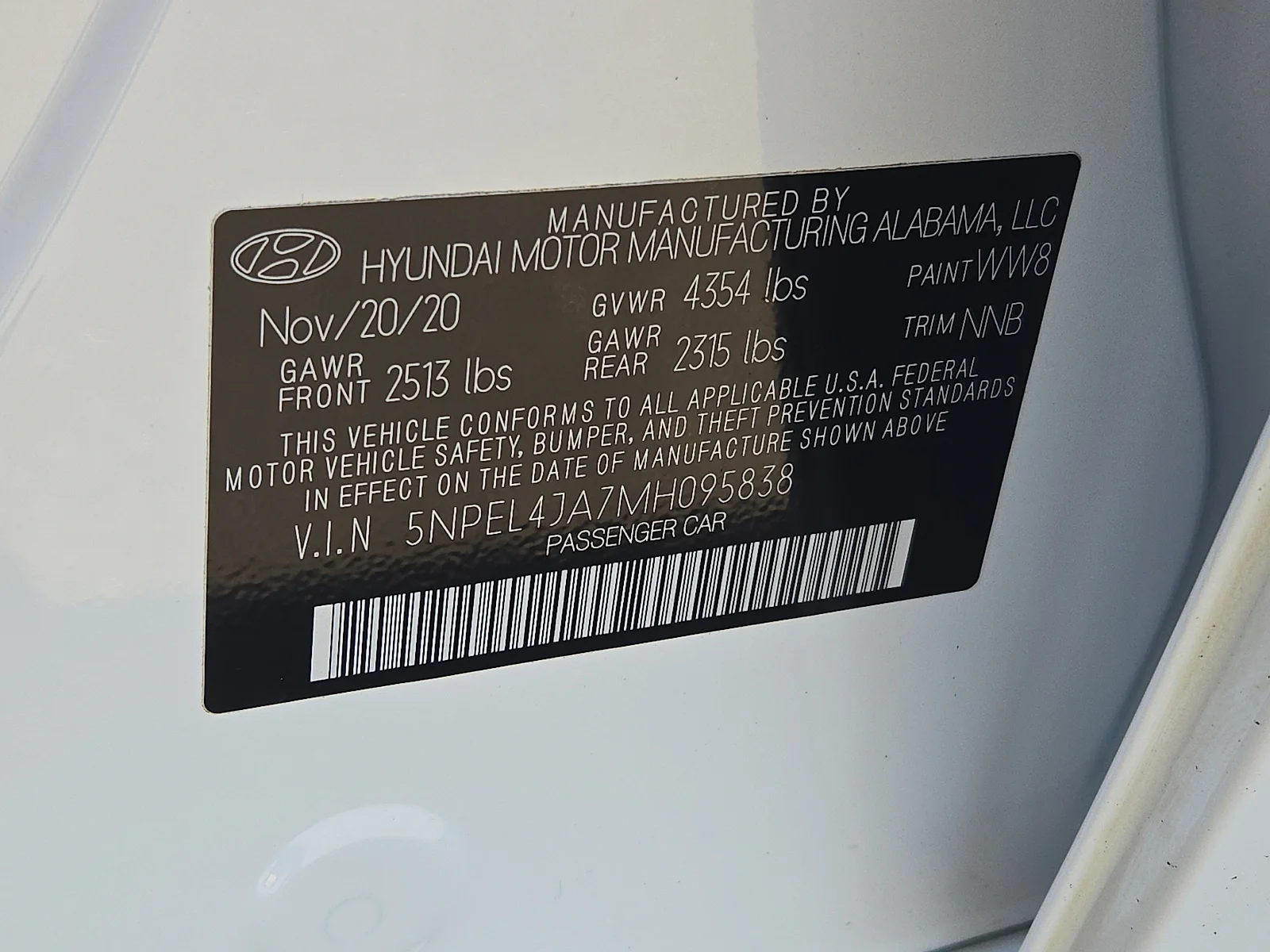 Used 2021 Quartz White - WW8 Hyundai SEL image 27