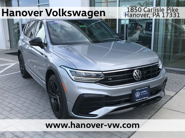 Certified Used 2023 Pyrite Silver Metallic Volkswagen SE R-Line Black image 1