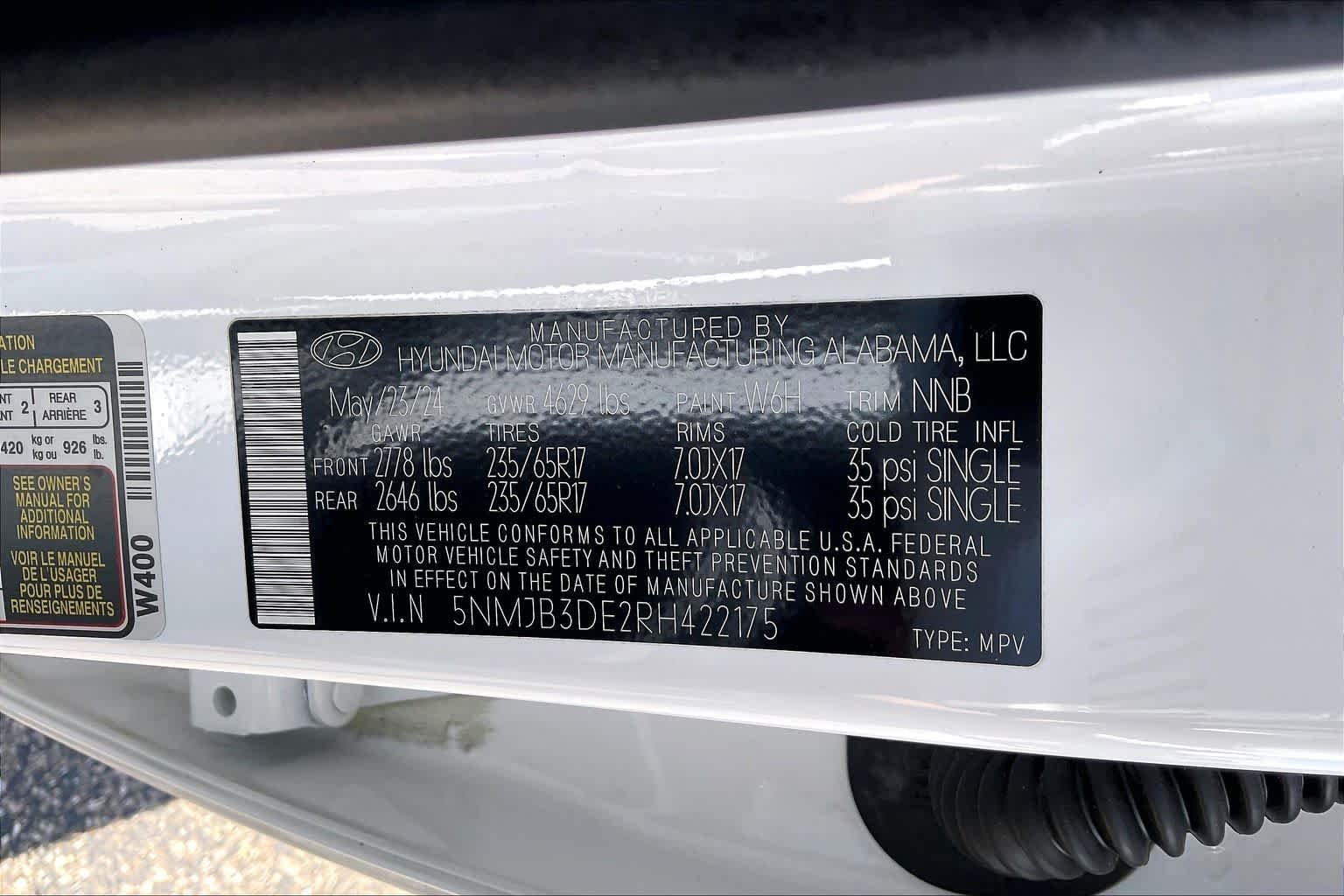 Used 2024 White Pearl Hyundai SEL image 33