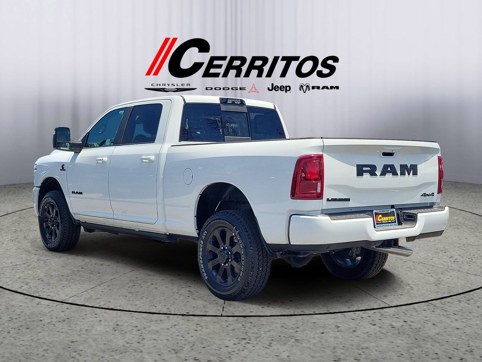 New 2026 Bright White Clear-Coat Exterior Paint RAM Laramie image 2