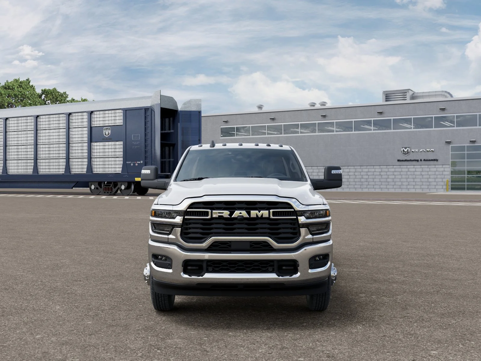 New 2027 Bright White Clearcoat RAM Big Horn image 6