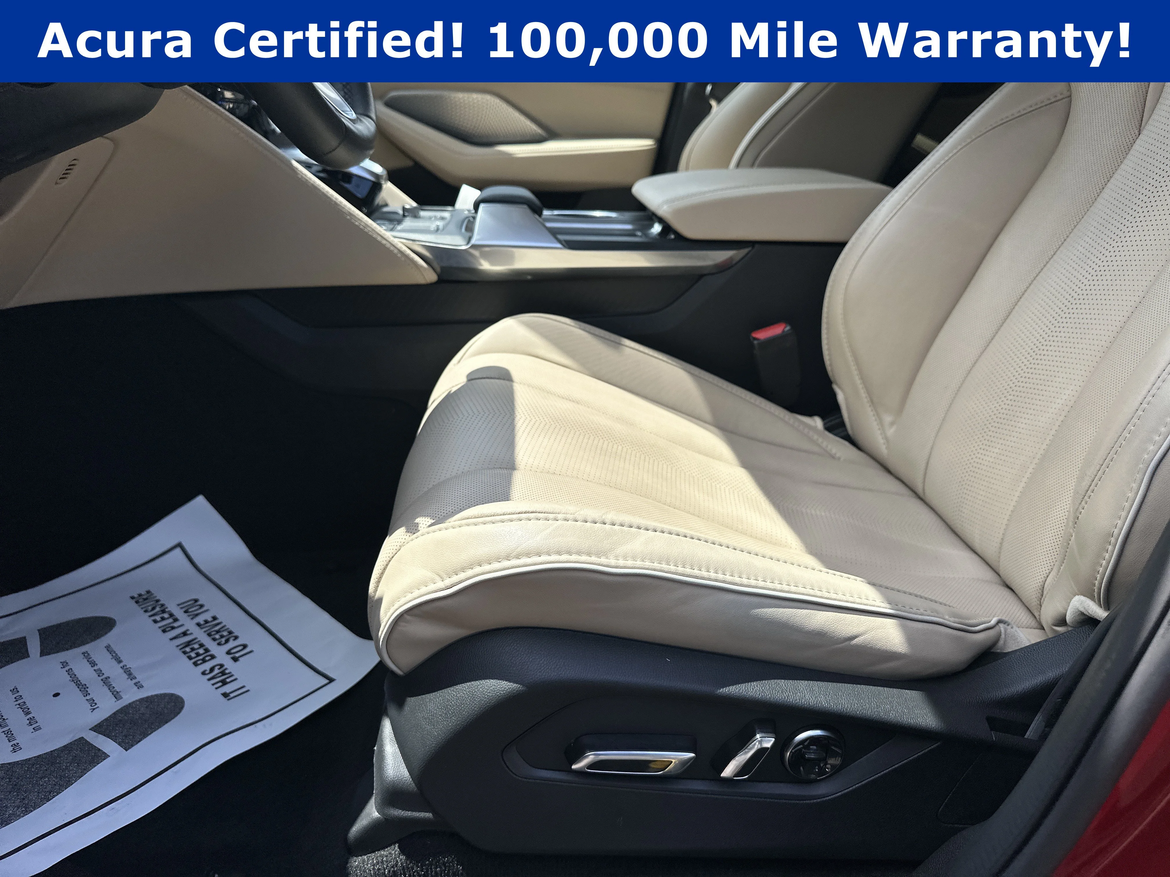 Certified Used 2023 Performance Red Pearl Acura SH-AWD ADVANCE image 45