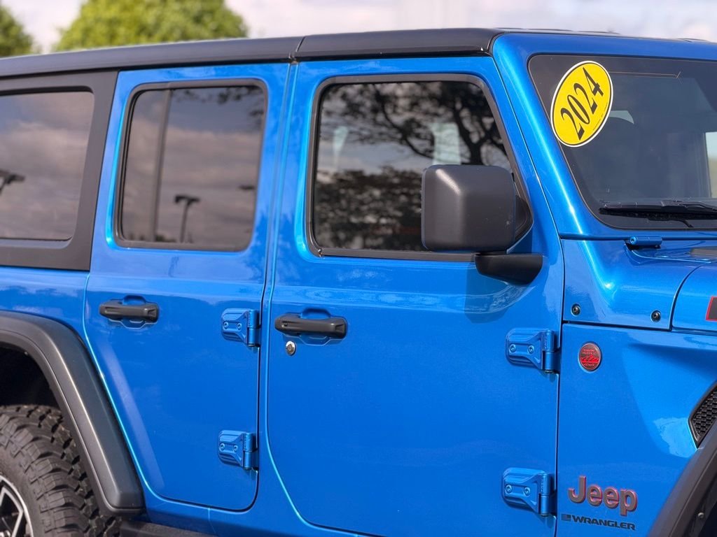 Used 2024 Blue Jeep Rubicon image 8
