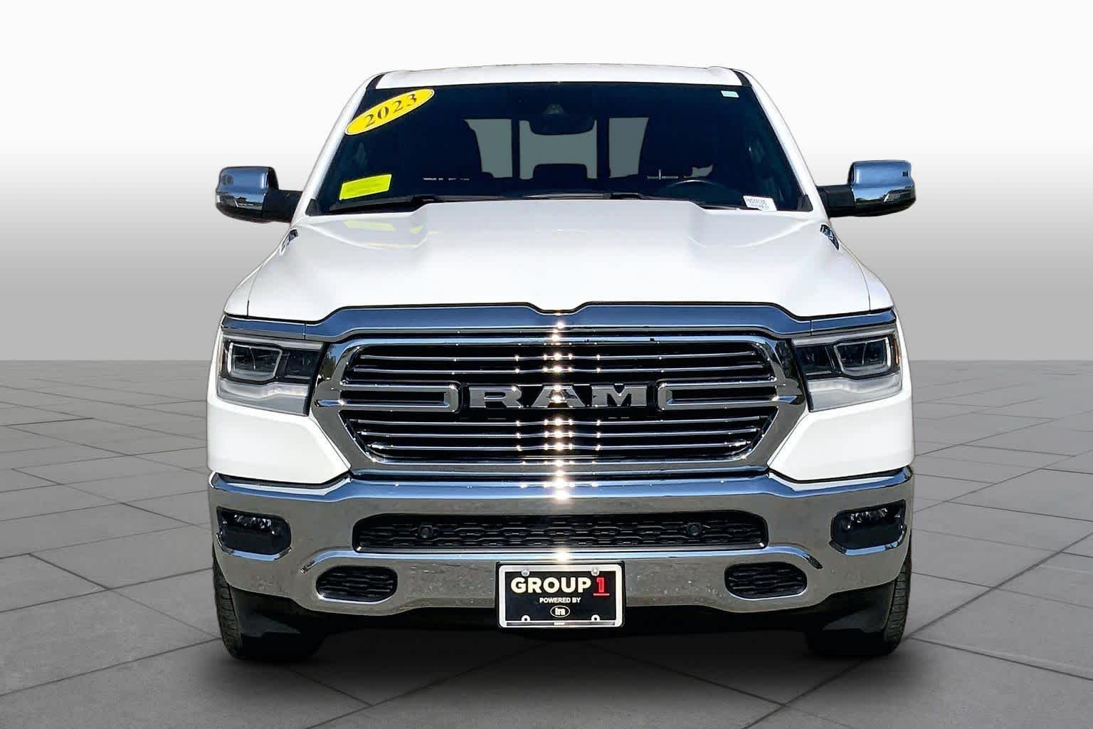 Used 2023 Bright White Clearcoat Ram Laramie image 4