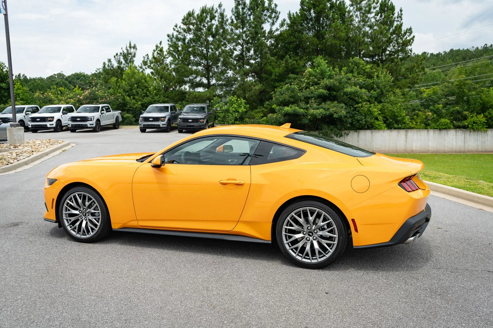 New 2026 Orange Fury Metallic Tri-coat Ford EcoBoost® Premium Fastback image 7