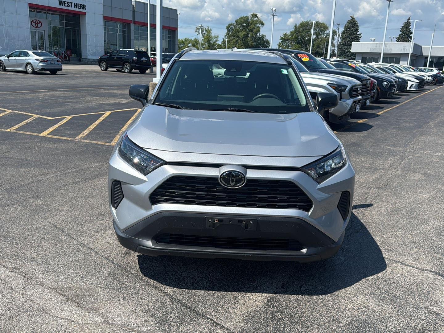 Used 2019 Silver Sky Metallic Toyota LE image 2