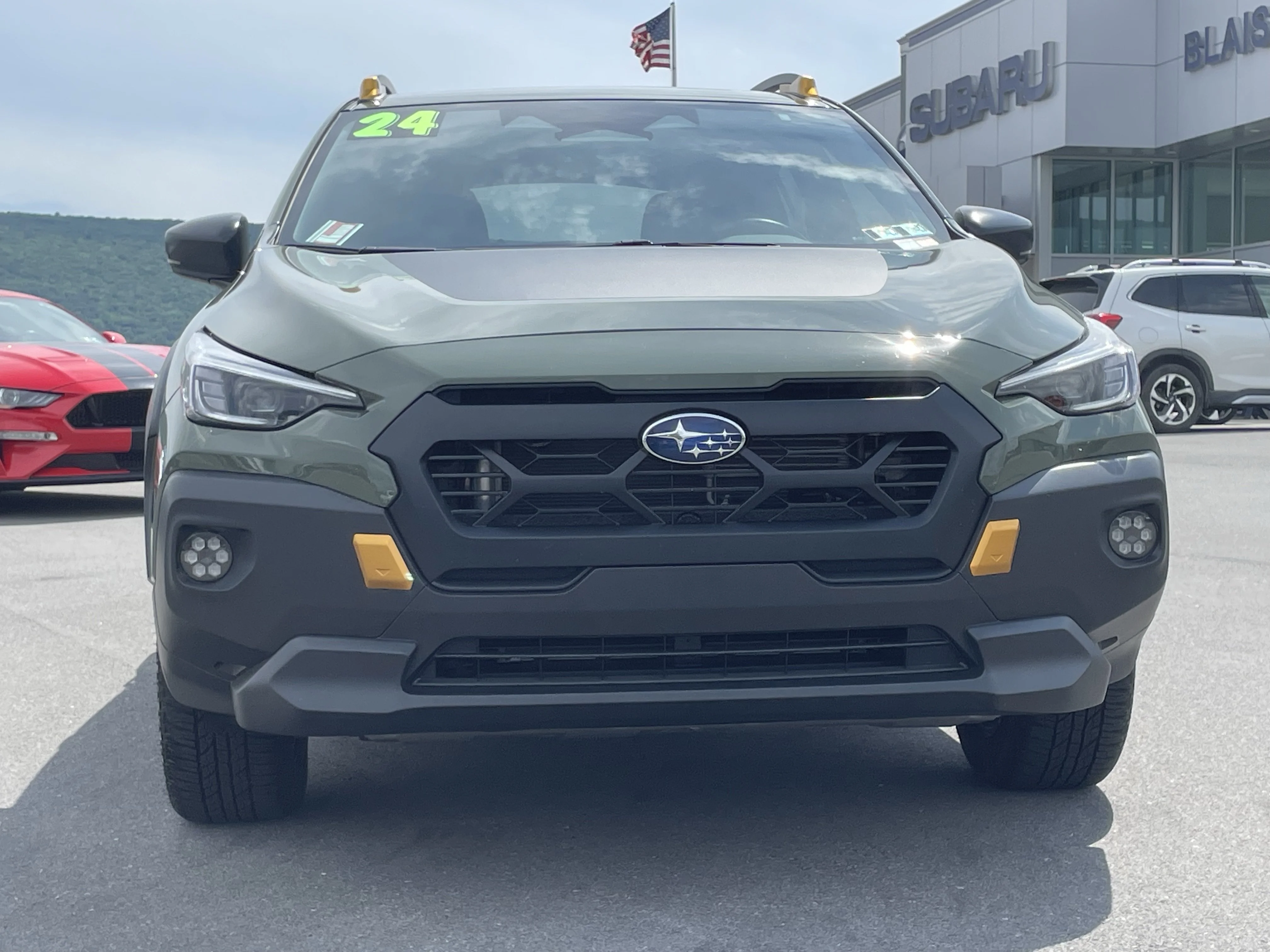 Used 2024 Alpine Green Subaru Wilderness image 9