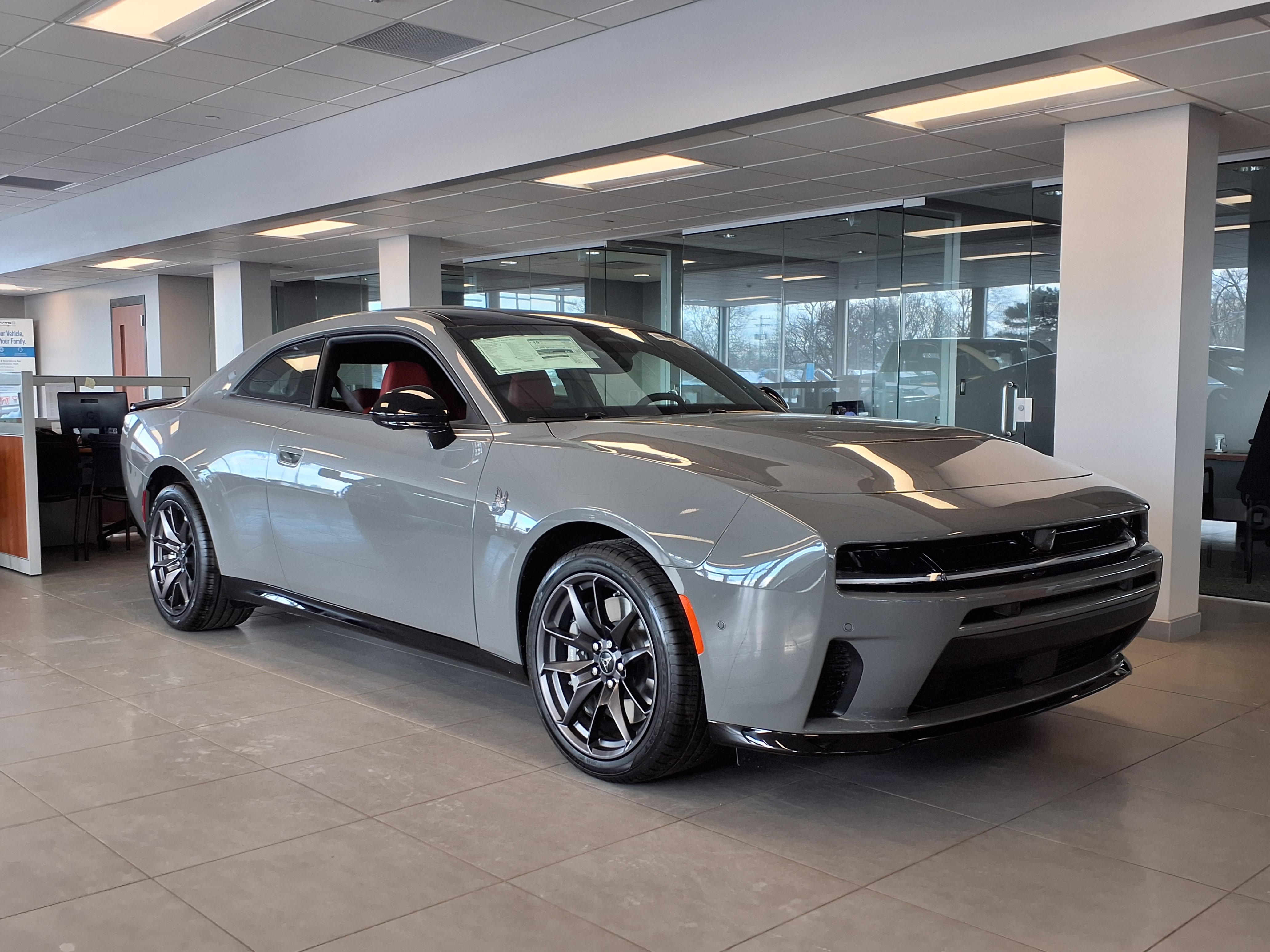 New 2026 Destroyer Gray Exterior Paint Dodge Scat Pack Plus 2-Door AWD image 1