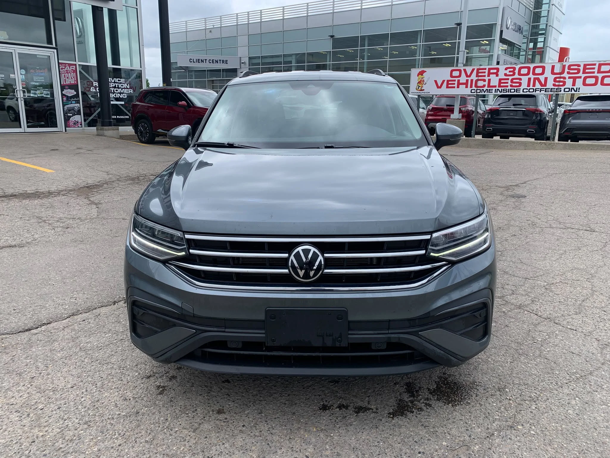 Certified Used 2024 Platinum Gray Metallic Volkswagen Comfortline 4Motion*AWD | Adaptive Cruise | Remote Start | Htd Leather | Htd Wheel | Lane Keeping image 4