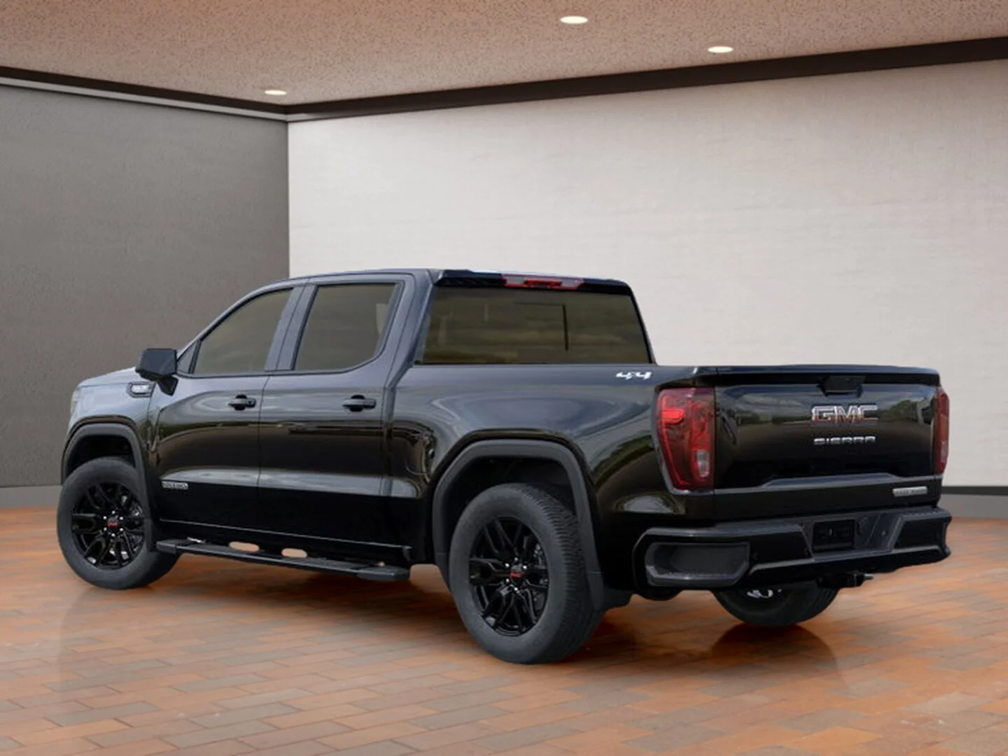 New 2026 Black GMC Crew Cab Short Box 4-Wheel Drive Elevation image 3