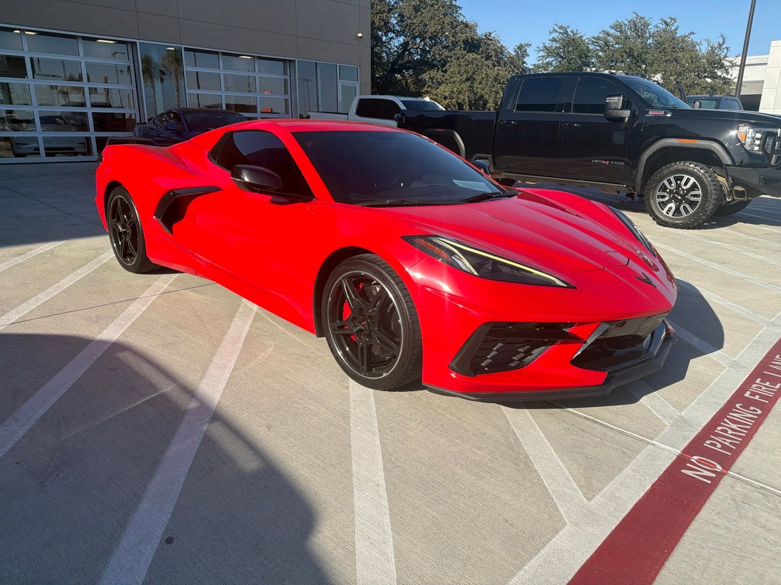 Used 2021 Torch Red Chevrolet Stingray image 3