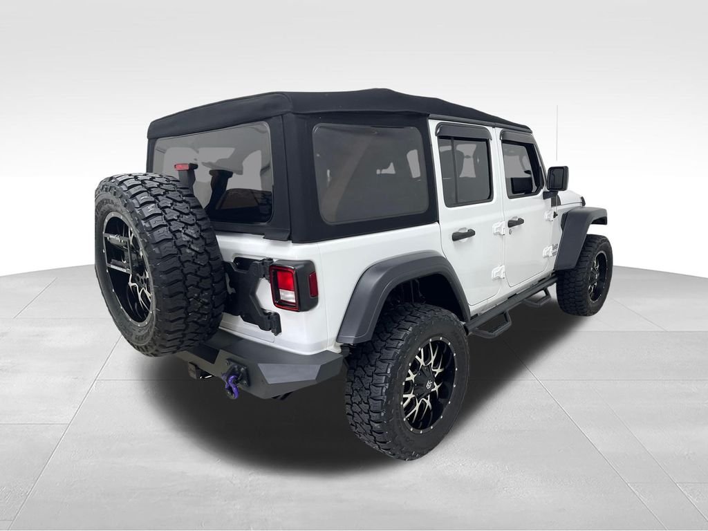 Used 2018 White Jeep Unlimited Sport image 5