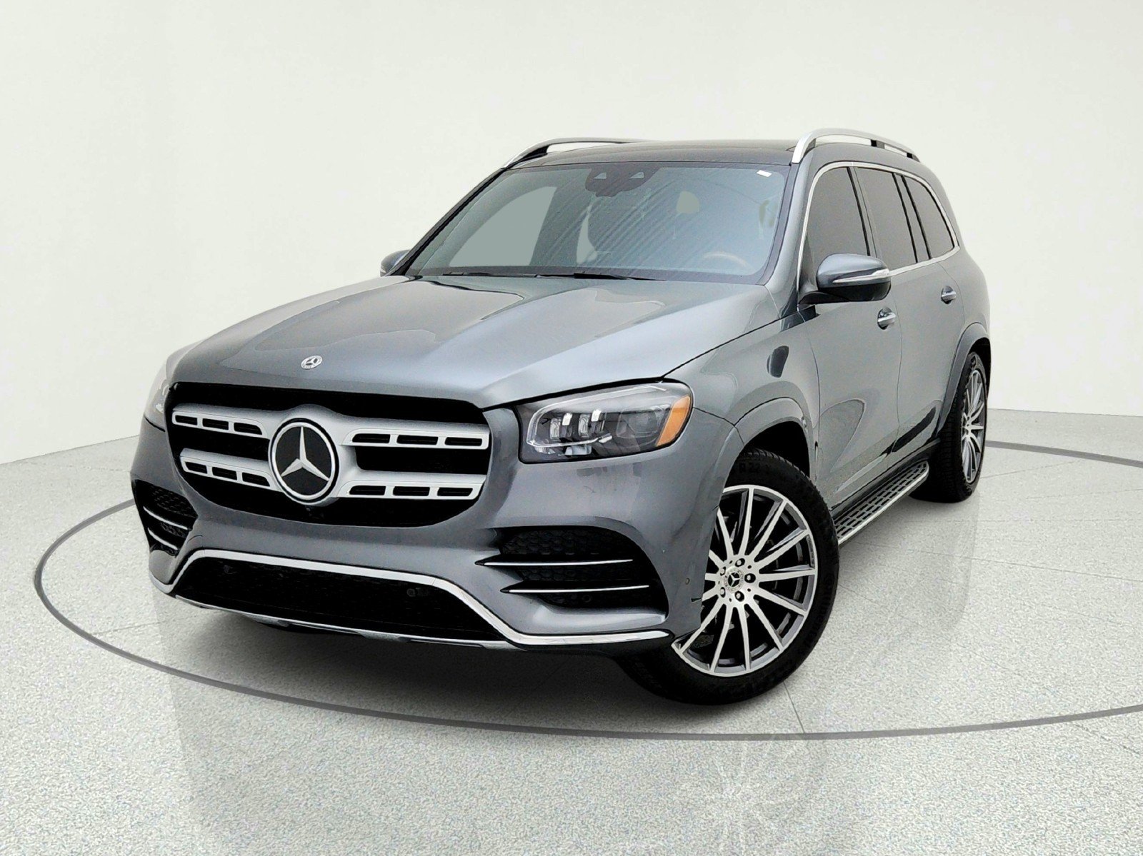 Certified Used 2023 Selenite Grey Metallic Mercedes-Benz GLS 580 image 2