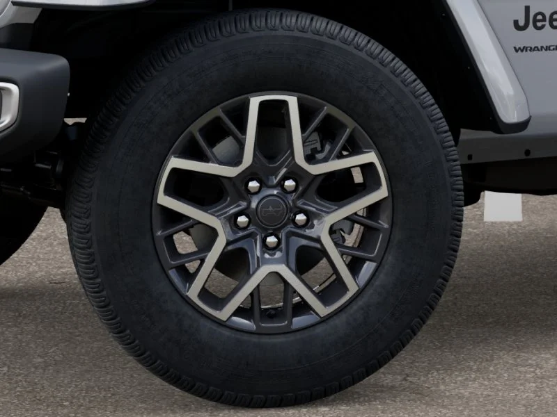 New 2025 Bright White Clear-Coat Exterior Paint Jeep Sahara image 19
