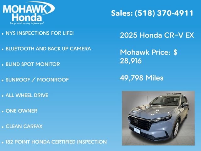 Certified Used 2025 Urban Gray Pearl Honda EX image 8