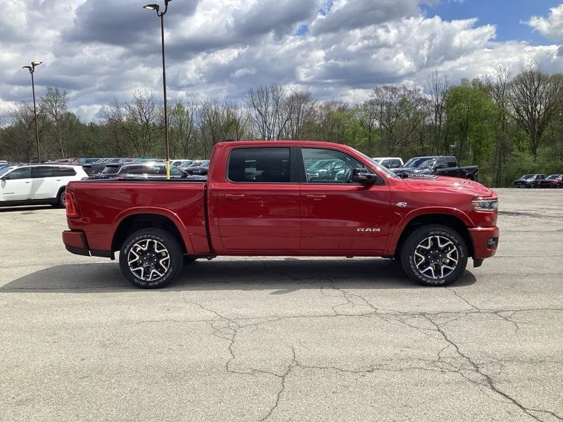 New 2026 Molten Red Pearl-Coat Exterior Paint RAM Laramie image 8