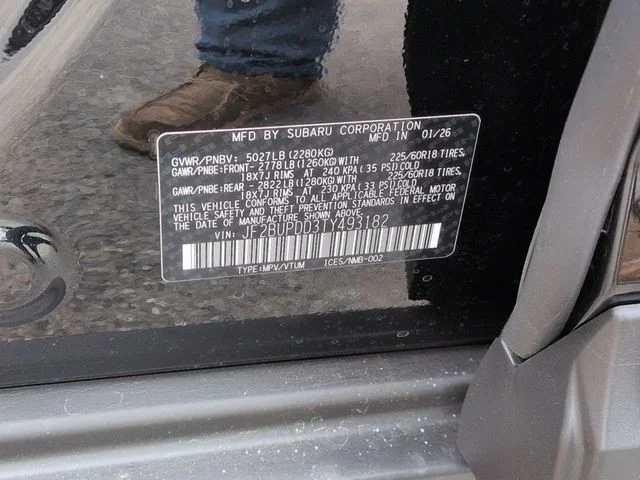 New 2026 CRYSTAL BLACK SILICA Subaru Limited image 40