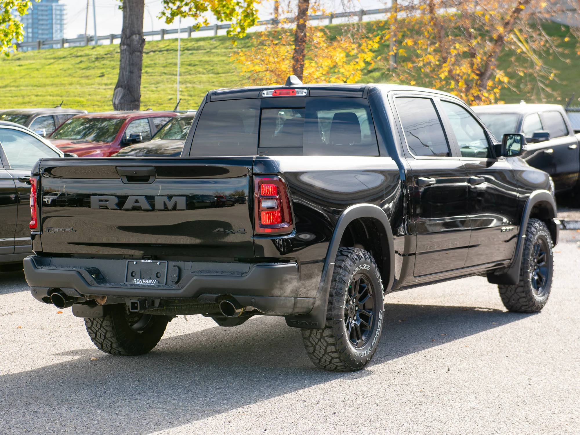New 2026 Black RAM Rebel* Crew Cab 4x4, Heated Seats/Wheel, 33 Inch Tires, Nav, Alpine Audio image 7