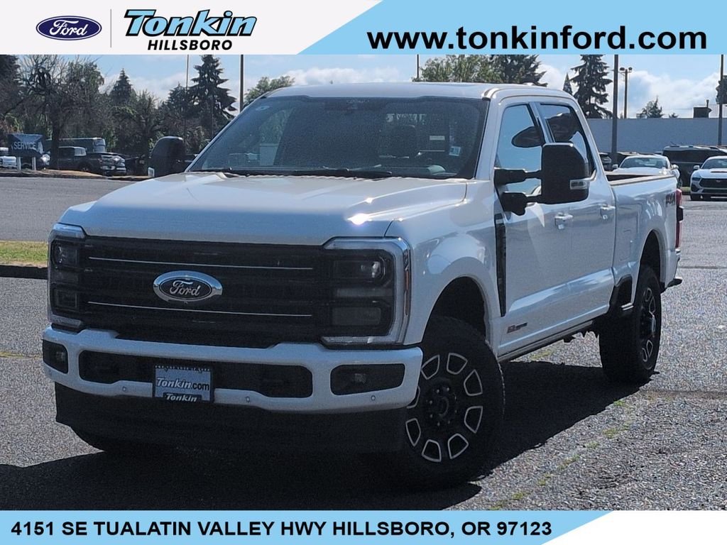 New 2026 Star White Metallic Tri-Coat Ford F-250® Platinum® image 36