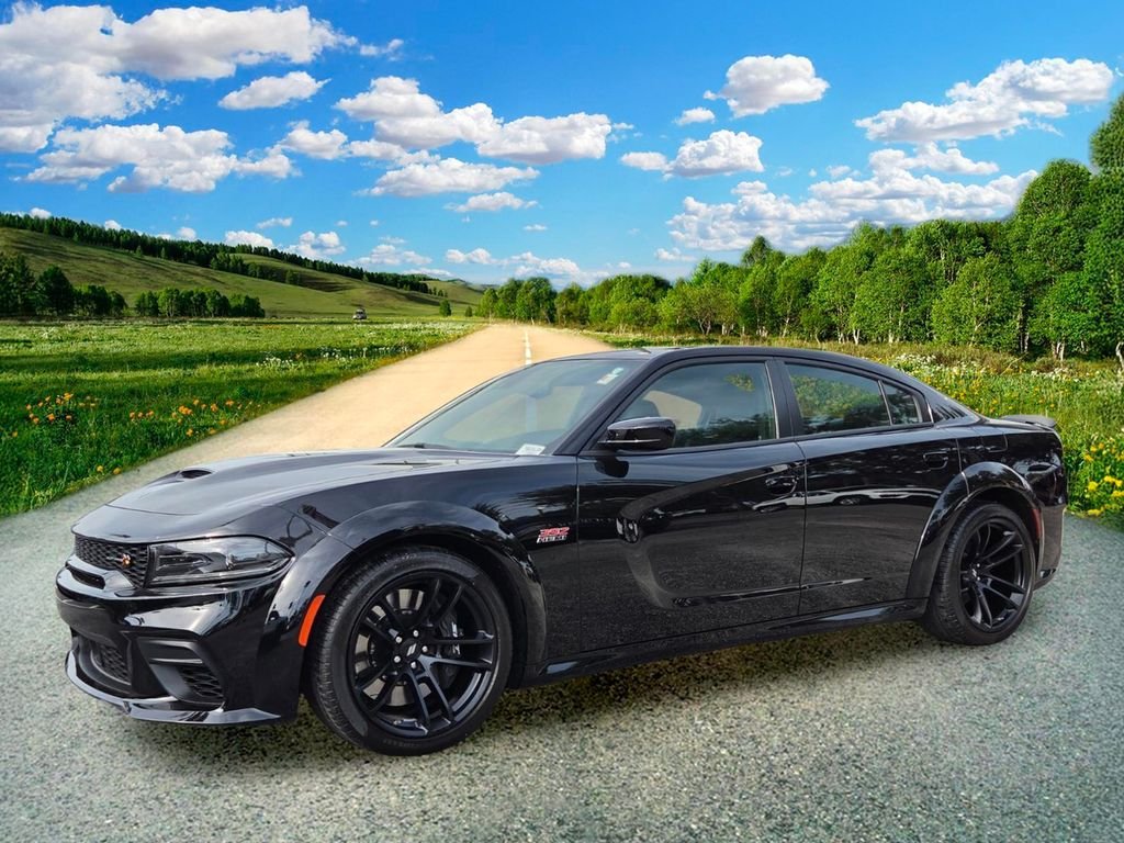 Certified Used 2023 Black Dodge R/T Scat Pack image 2