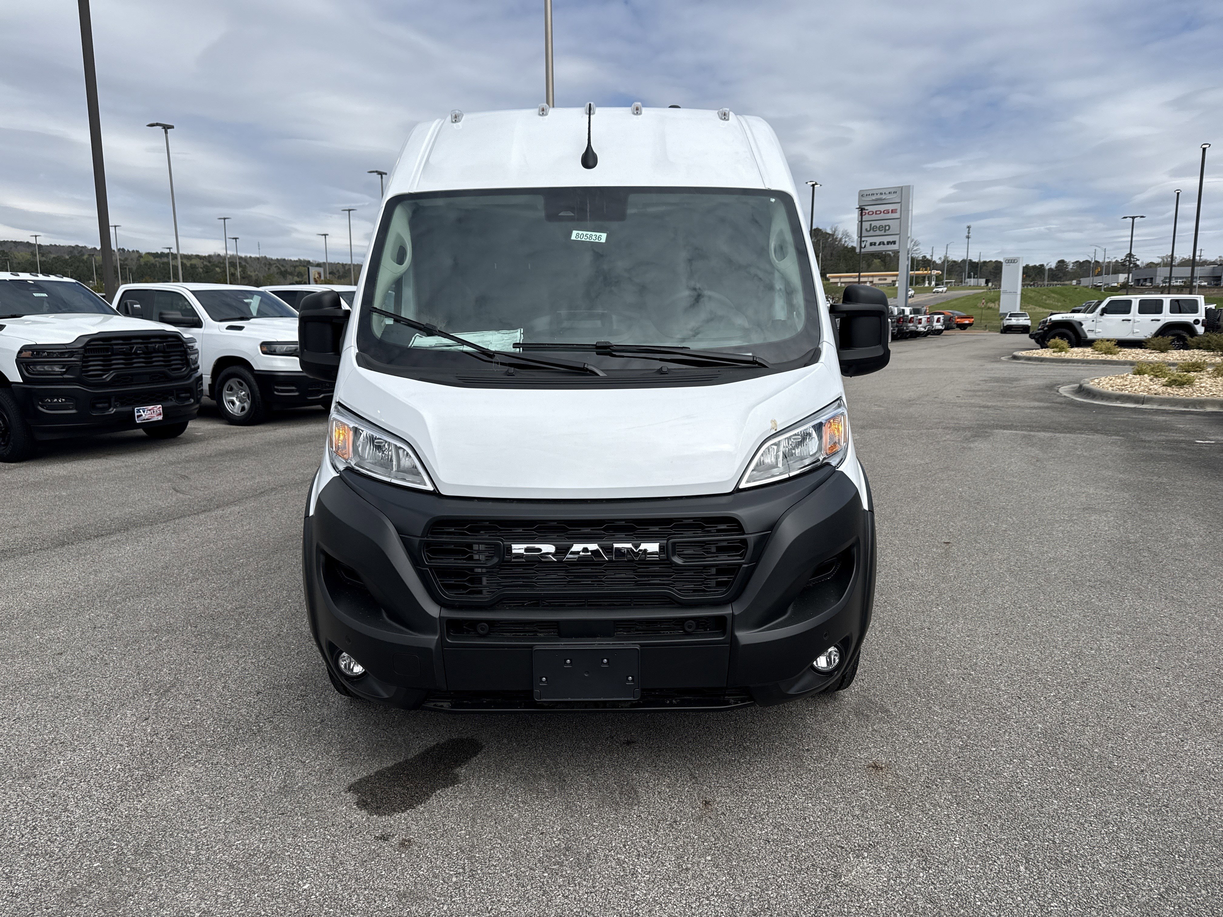 New 2026 Bright White Clearcoat RAM High Roof image 2