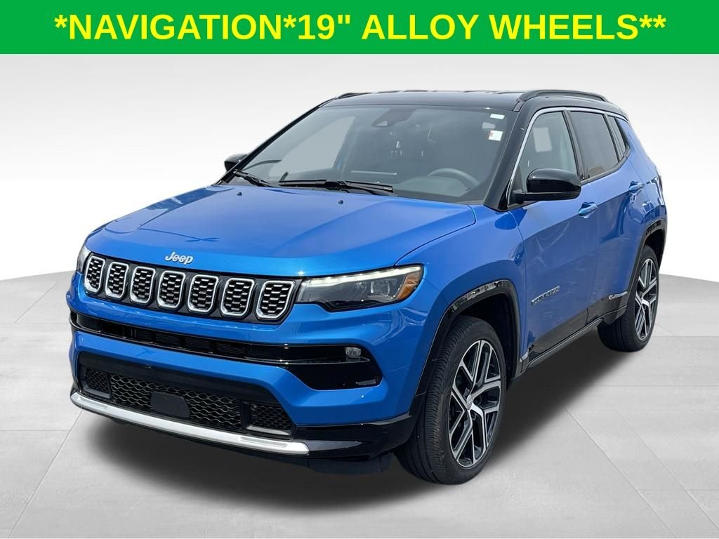 Used 2024 Hydro Blue Pearlcoat Jeep Limited image 3