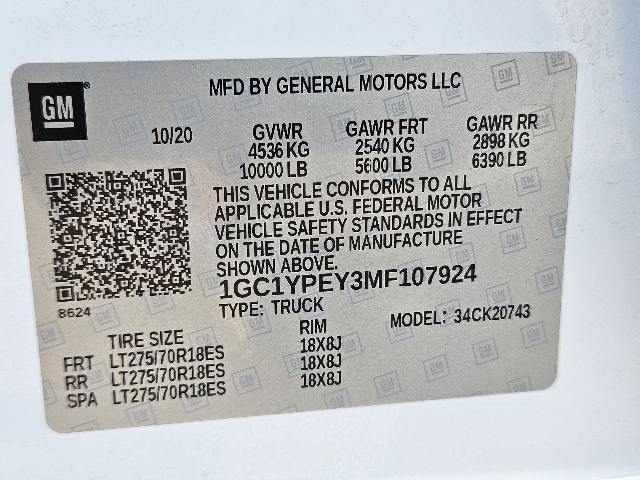 Used 2021 Summit White Chevrolet LTZ image 43