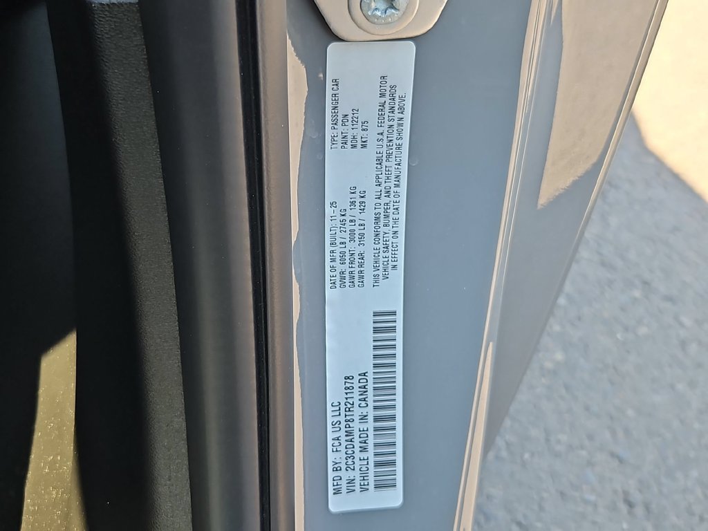 New 2026 Destroyer Gray Exterior Paint Dodge Scat Pack Plus image 28