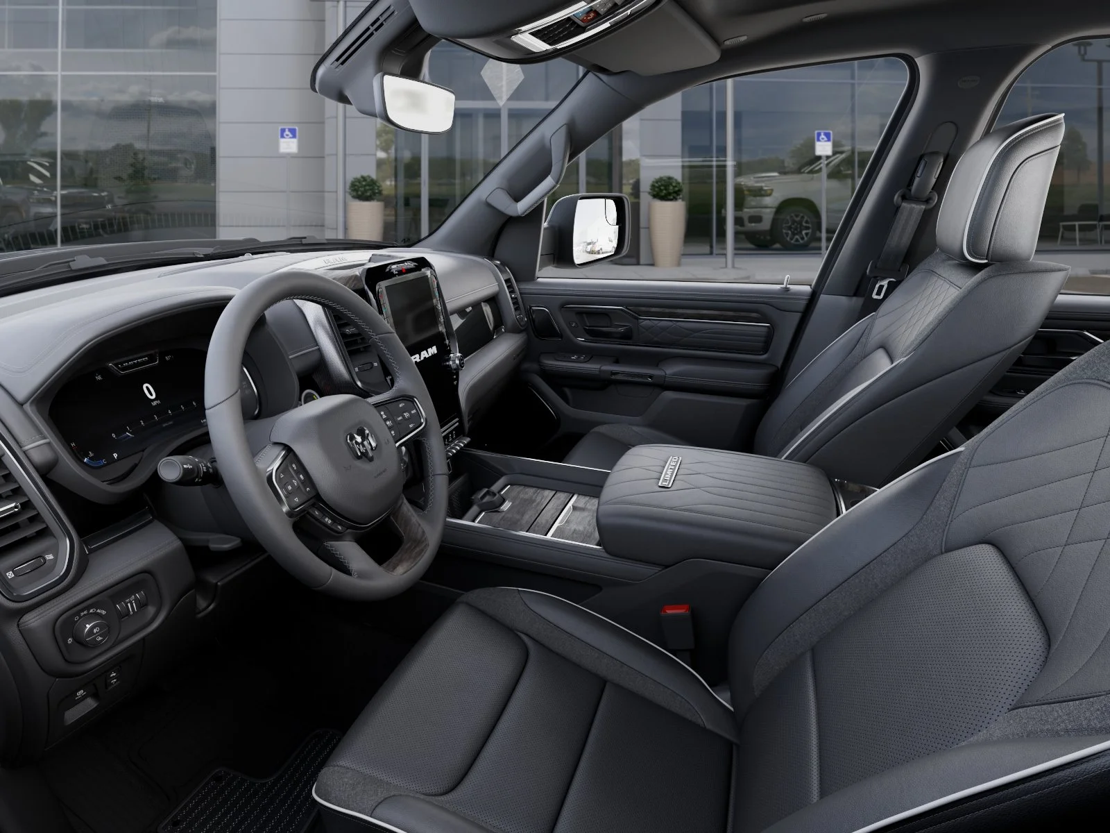 New 2026 Diamond Black Crystal Pearlcoat RAM Limited image 74