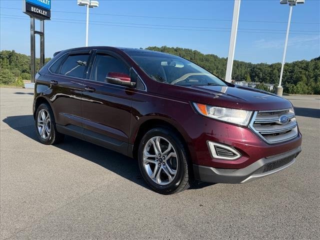 Used 2018 Burgundy Velvet Metallic Tinted Clearcoat Ford Titanium image 8