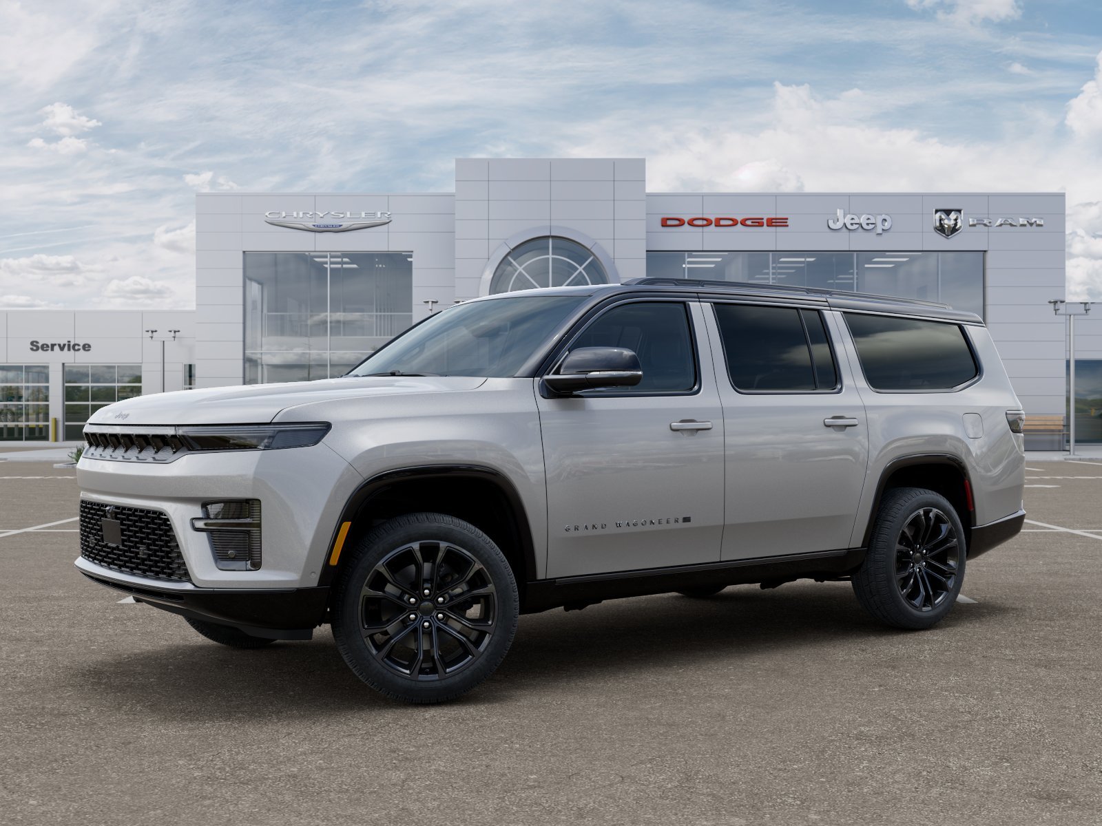 New 2026 Silver-Zynith Exterior Paint Jeep Summit Reserve 4x4 image 2
