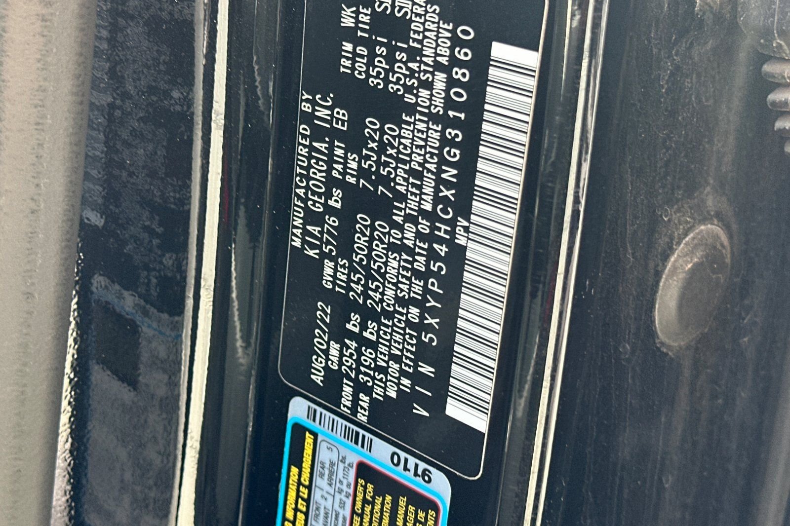 Used 2022 Black Kia SX image 35