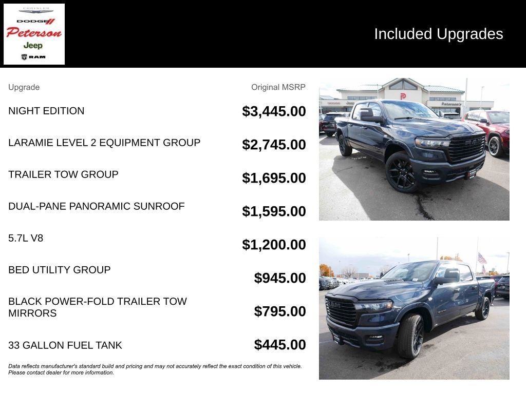 New 2026 Forged Blue Metallic Exterior Paint RAM LARAMIE image 13