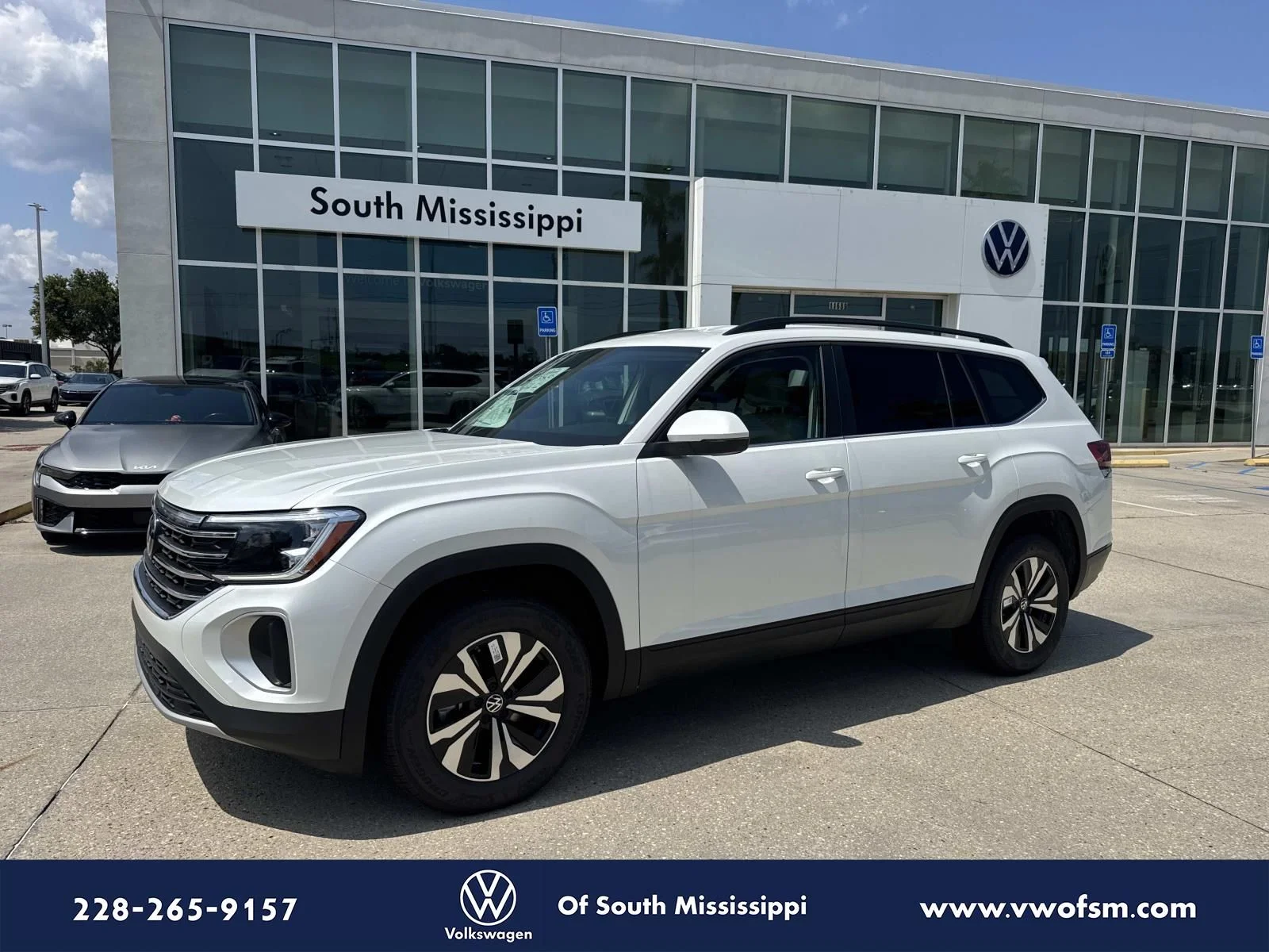 New 2026 White Volkswagen SE image 1