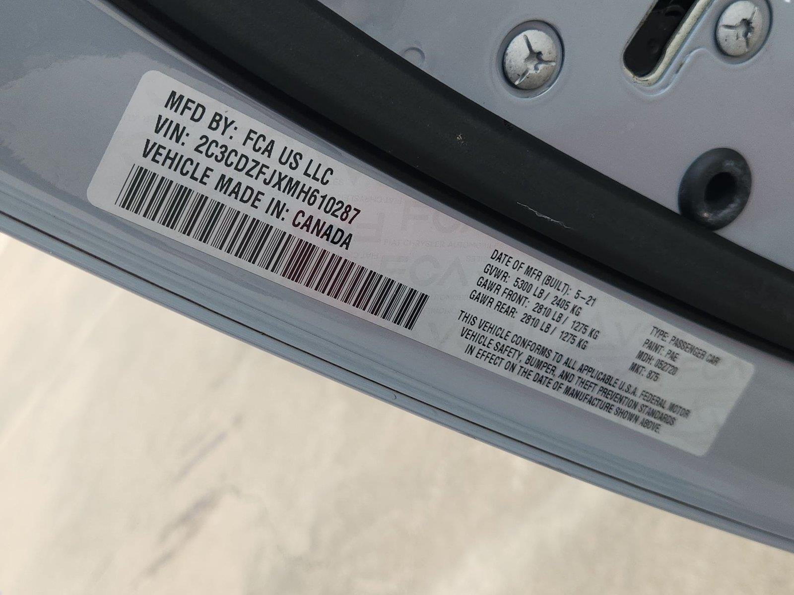 2021 Dodge Challenger R/T Scat Pack Gray at Robbins Nissan