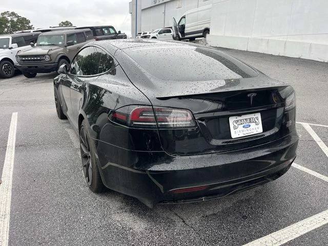 Used 2022 Black Tesla Plaid image 5